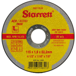 Disco de Corte DAC115-24 - Starrett