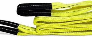 Cinta de elevação amarela 3T-1M-90MM