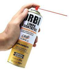 Limpa contato elétrico orbi spray
