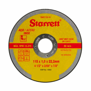 DISCO DE CORTE FINO 4.1/2 X 1.0MM